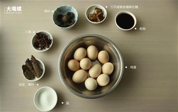 红糖茶叶蛋丨大嘴螺的做法步骤1
