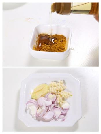 咖喱蟹的做法步骤2