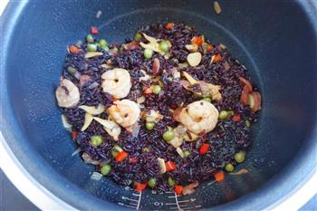 紫米海鲜饭的做法步骤10