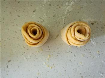 南瓜玫瑰馒头的做法图解3
