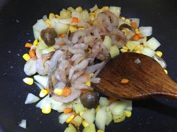 鲜虾杂蔬咖喱饭的做法图解4