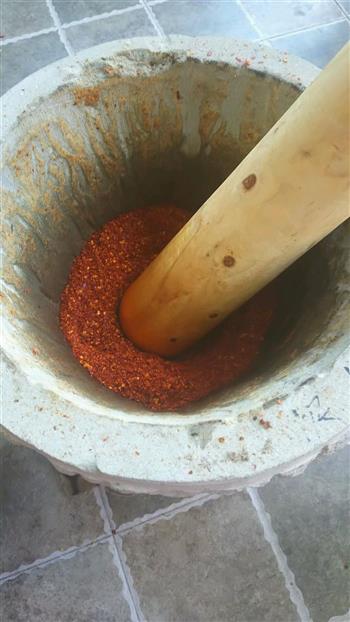 传统手工油辣子的做法步骤8