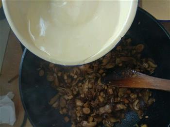 香菇打卤面的做法步骤9