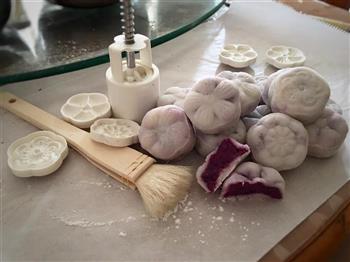 紫薯奶酪冰皮月饼的做法图解11
