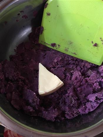 紫薯奶酪冰皮月饼的做法图解6