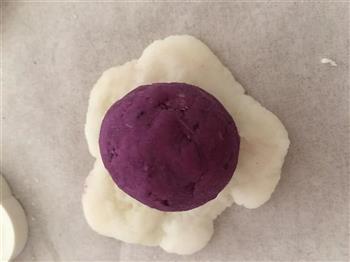 紫薯奶酪冰皮月饼的做法步骤7