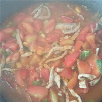 老黄瓜西红柿汤的做法图解4
