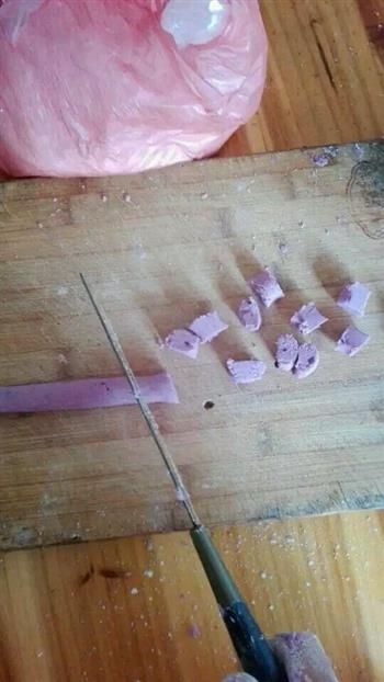 紫薯南瓜丸西米红豆糖水的做法步骤4