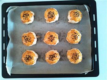 莲蓉酥皮月饼-亚麻籽油中式点心系列的做法步骤22