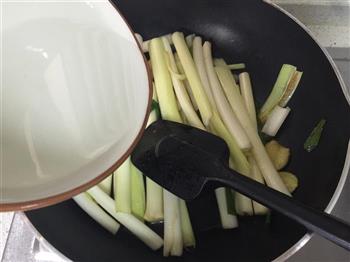 鸡汁烩开洋蒲菜的做法步骤9