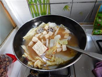 白菜炖冻豆腐的做法步骤11