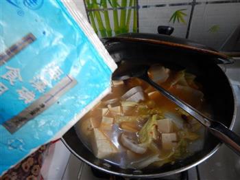 白菜炖冻豆腐的做法步骤13