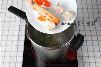 玉米排骨汤+清蒸鲈鱼+杂粮米饭的做法图解6