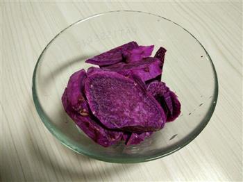 奶黄紫薯冰皮月饼的做法图解1