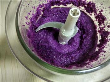 奶黄紫薯冰皮月饼的做法步骤12