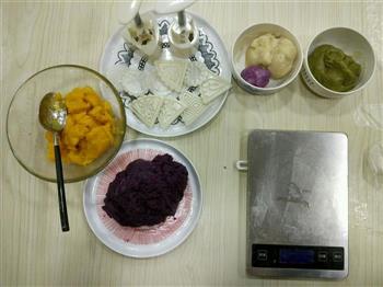 奶黄紫薯冰皮月饼的做法图解19