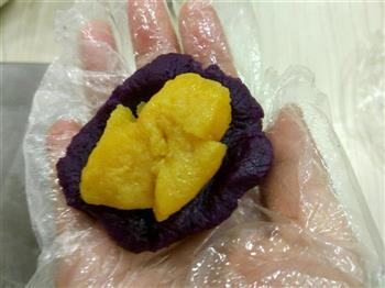 奶黄紫薯冰皮月饼的做法步骤20