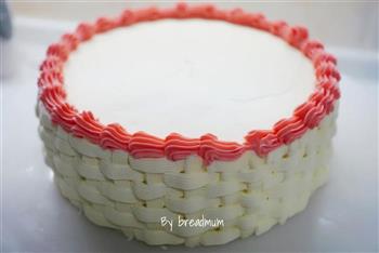 花篮裱花蛋糕的做法步骤17