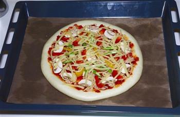 美式披萨的经典-金枪鱼红酱披萨的做法步骤21