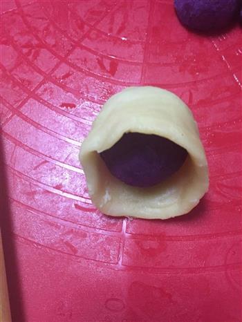 紫薯蛋黄酥的做法步骤19