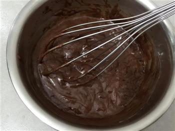 巧克力布朗尼配巧克力奶油凍的做法步骤5
