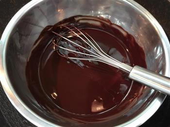 巧克力布朗尼配巧克力奶油凍的做法步骤9