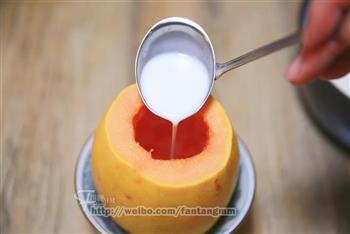 木瓜椰奶冻的做法步骤11