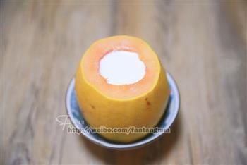 木瓜椰奶冻的做法步骤12