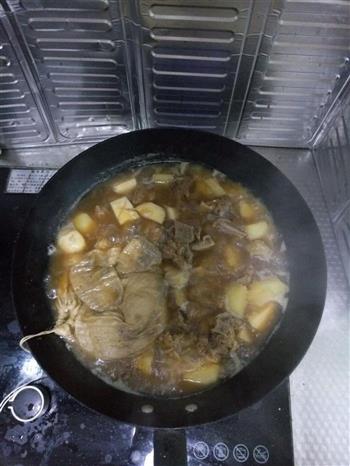 土豆芋头炖排骨的做法步骤8