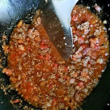 黑胡椒番茄牛肉意面的做法图解4