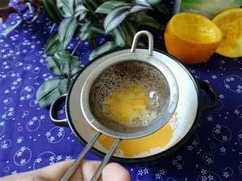 甜橙牛奶炖蛋的做法步骤3