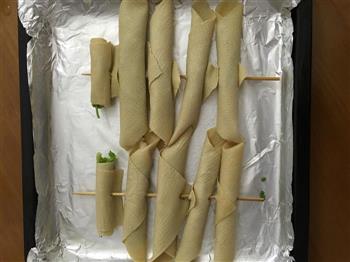 烤箱版干豆腐卷香菜的做法步骤2