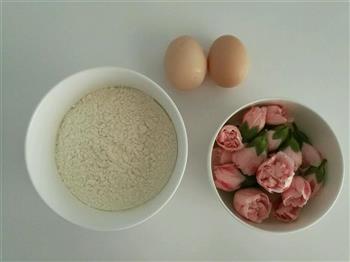 木槿花鸡蛋饼的做法步骤1
