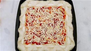 四合一芝心披萨的做法步骤8