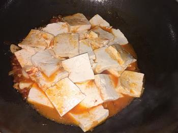 肉末茄汁豆腐的做法步骤4