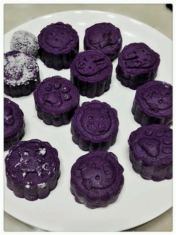 椰香紫薯糕的做法步骤10