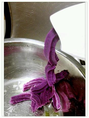 椰香紫薯糕的做法步骤3
