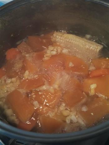 南瓜玉米浓汤的做法步骤2
