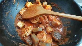 快手菜-红酒茄汁杏鲍菇的做法步骤4