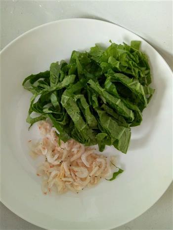 虾皮小白菜汆丸子的做法图解5