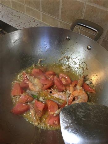 鲜虾肉丝鸡汤面的做法步骤2