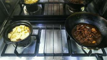 砂锅牛腩炖土豆的做法步骤7