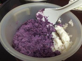 紫薯山药糕的做法步骤2