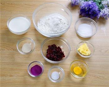 奶香浓郁紫薯面包的做法步骤1