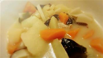 “暖暖”味增汤的做法步骤4