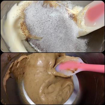 焦糖核桃咖啡慕斯蛋糕的做法图解2