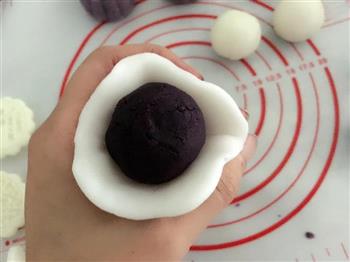 紫薯冰皮月饼的做法图解13