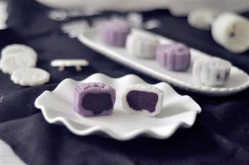 紫薯冰皮月饼的做法步骤16