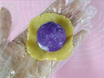 广式紫薯月饼的做法步骤4