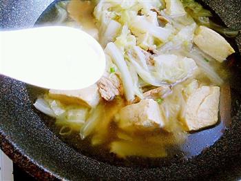 白菜炖冻豆腐的做法步骤12